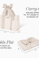 J.HOFFMAN'S Casemate Jelly Tote Bag- Latte Gingham Bow