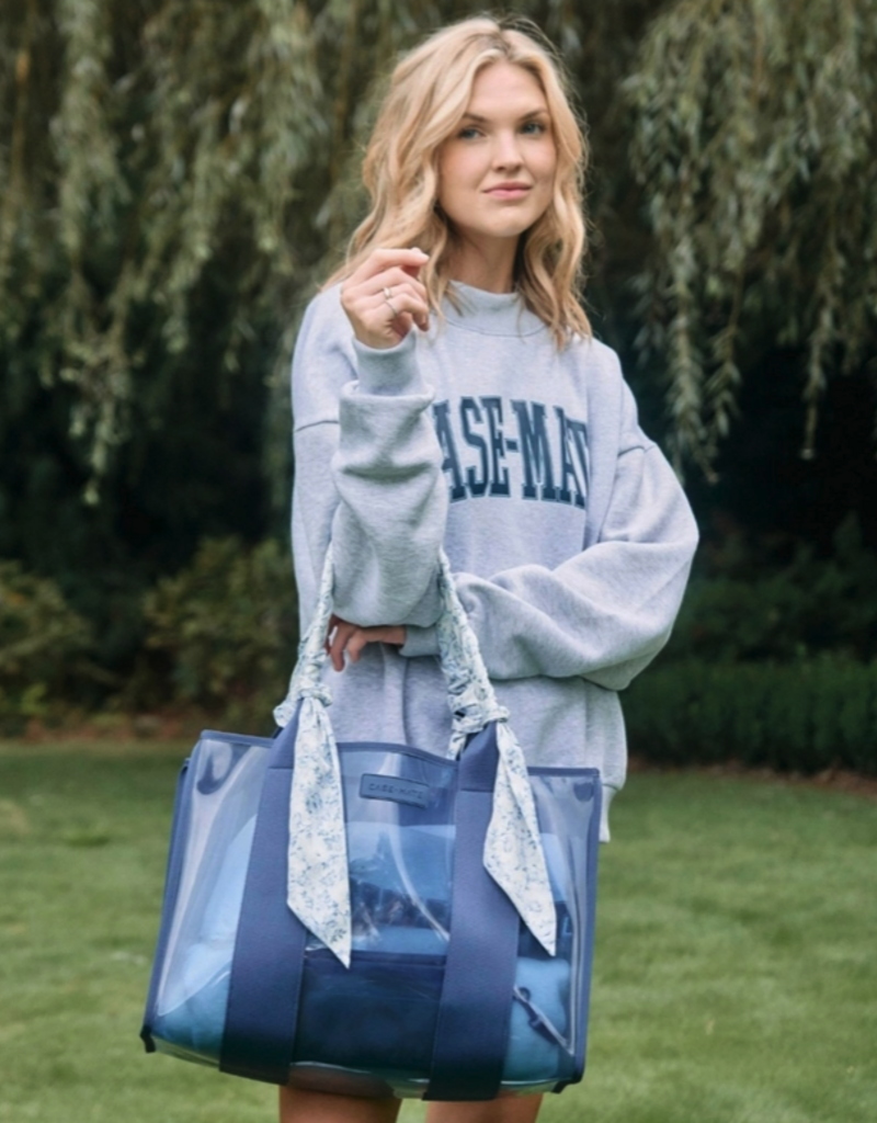 J.HOFFMAN'S Casemate Jelly Tote Bag- Something Navy Twilly