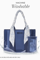 J.HOFFMAN'S Casemate Jelly Tote Bag- Something Navy Twilly