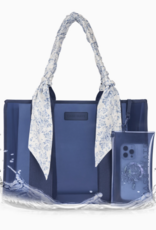 J.HOFFMAN'S Casemate Jelly Tote Bag- Something Navy Twilly