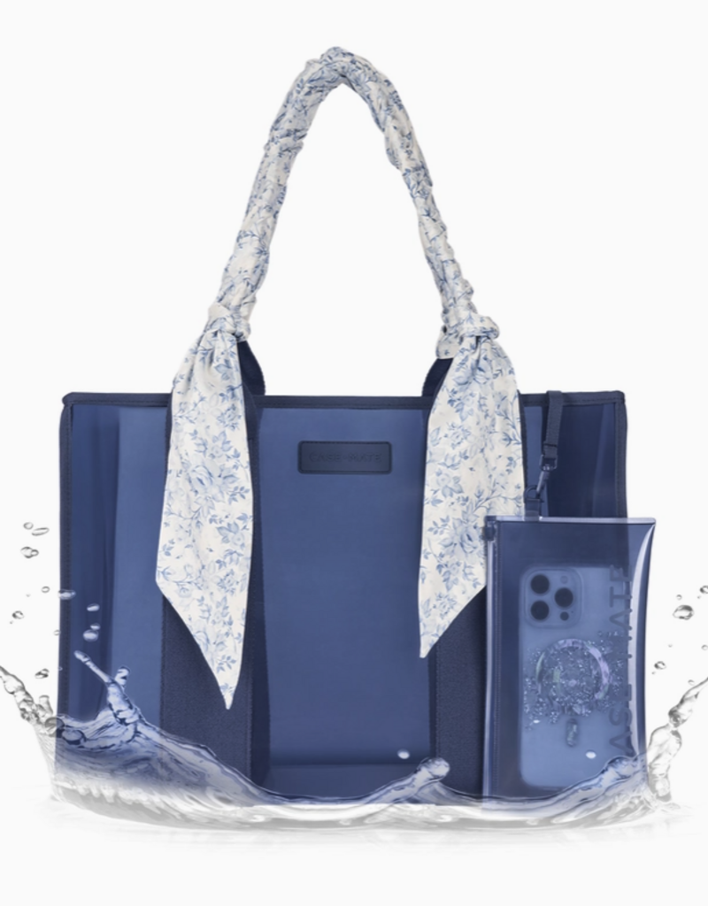 J.HOFFMAN'S Casemate Jelly Tote Bag- Something Navy Twilly