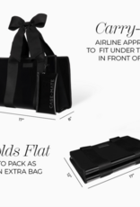 J.HOFFMAN'S Casemate Jelly Tote Bag- Midnight Black Bow