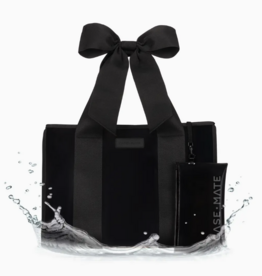J.HOFFMAN'S Casemate Jelly Tote Bag- Midnight Black Bow