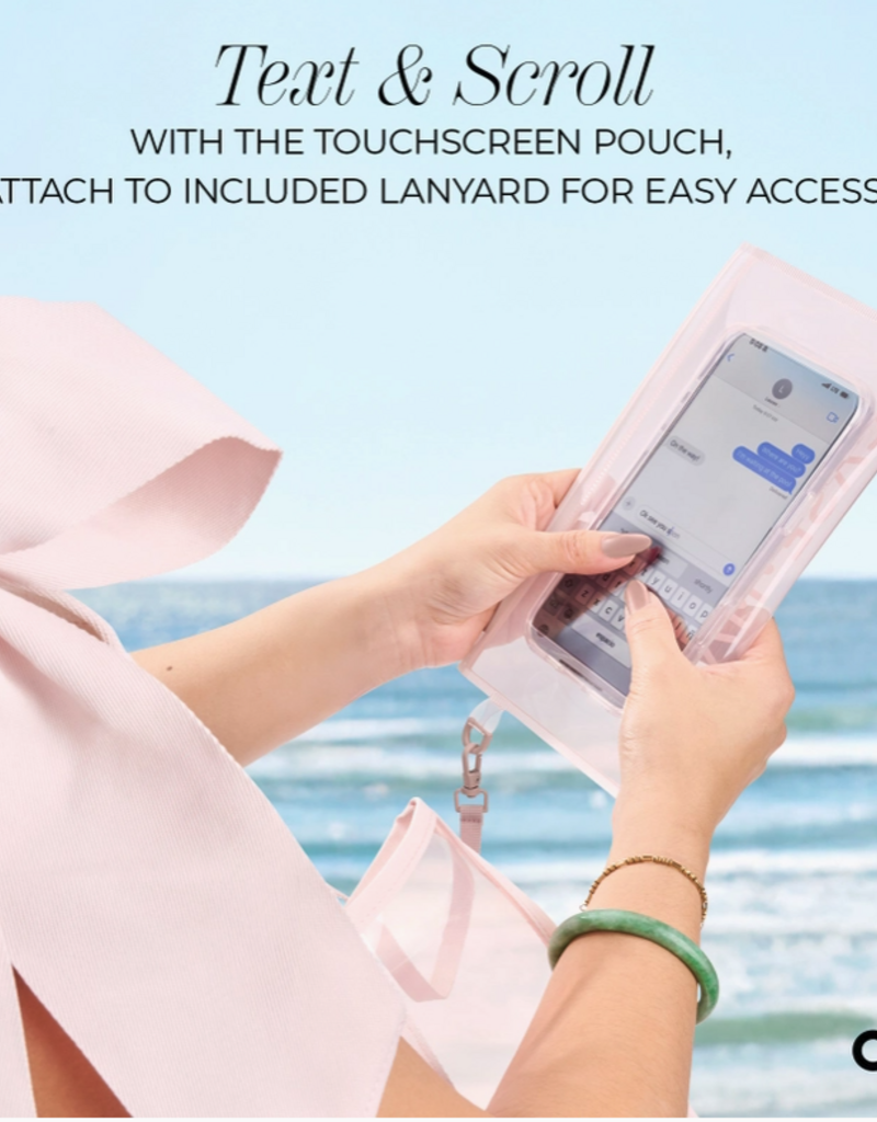 J.HOFFMAN'S Casemate Jelly Tote Bag- Matte Ballet Pink Bow