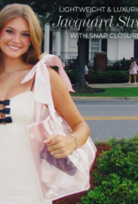 J.HOFFMAN'S Casemate Jelly Tote Bag- Matte Ballet Pink Bow