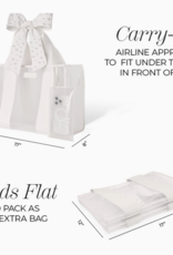 J.HOFFMAN'S Casemate Jelly Tote Bag- Ivory Pearl Bow