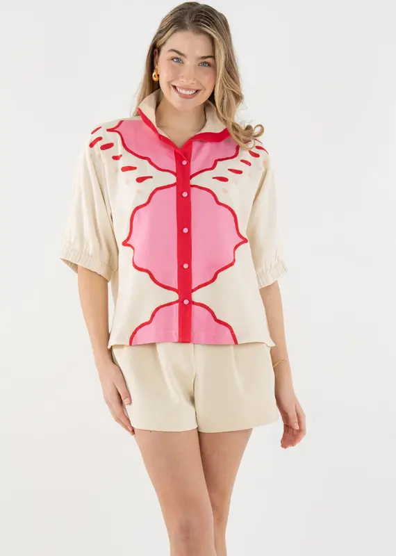 J.HOFFMAN'S Bonny Top- Pink Palace