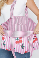 J.HOFFMAN'S Cherry Quilted Tote