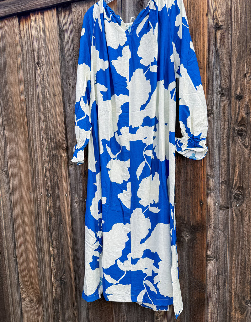 J.HOFFMAN'S Clusters Dress One Size- Blue