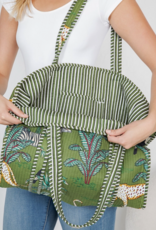J.HOFFMAN'S Safari Quilted Tote