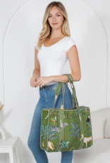 J.HOFFMAN'S Safari Quilted Tote