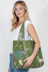 J.HOFFMAN'S Safari Quilted Tote