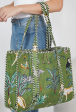 J.HOFFMAN'S Safari Quilted Tote