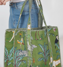 J.HOFFMAN'S Safari Quilted Tote
