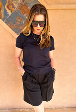 J.HOFFMAN'S Bernie Bermuda Short- Black