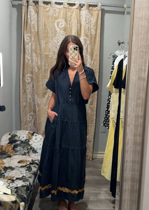 J.HOFFMAN'S Giana Dress- Blue