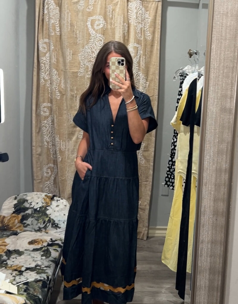 J.HOFFMAN'S Giana Dress- Blue