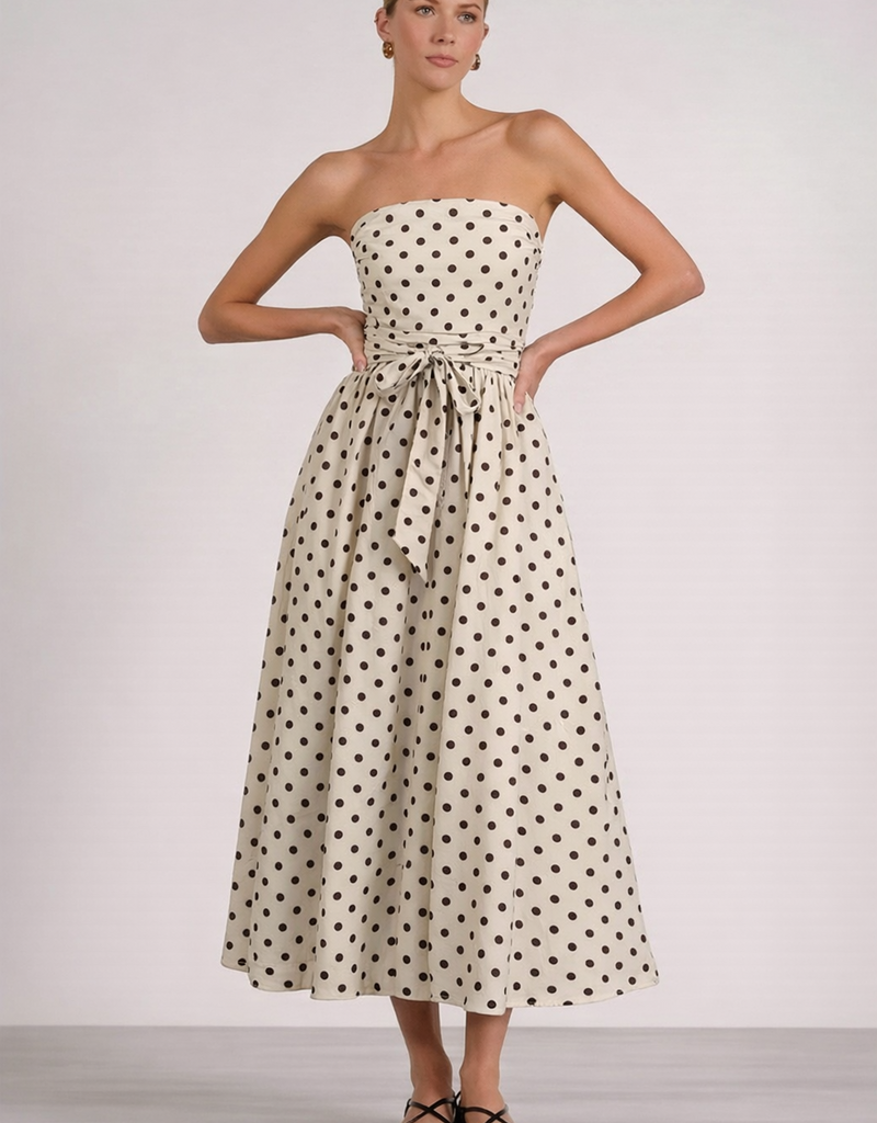 J.HOFFMAN'S Avalon Dress- Chocolate Pdot