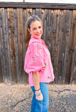 J.HOFFMAN'S Edie Top- Pink