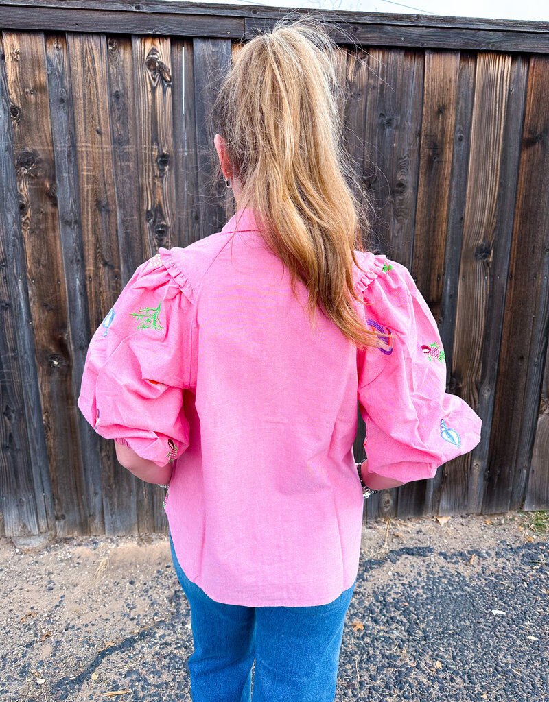 J.HOFFMAN'S Edie Top- Pink