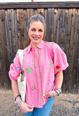 J.HOFFMAN'S Edie Top- Pink