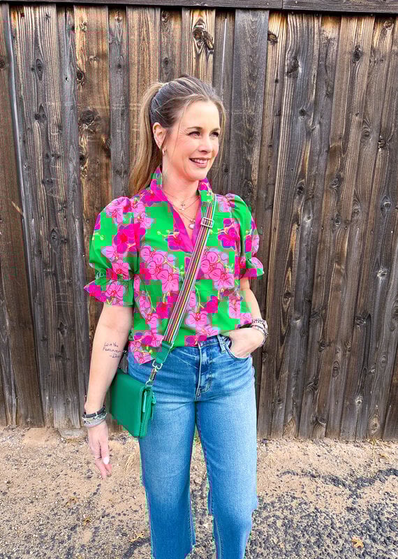 J.HOFFMAN'S Jessica Top- Orchid Reverie Pink