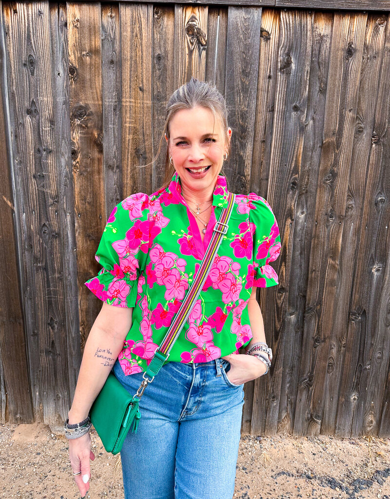 J.HOFFMAN'S Jessica Top- Orchid Reverie Pink