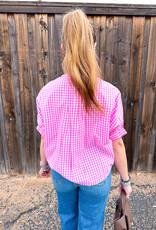 J.HOFFMAN'S Donkey Top- Pink Check