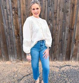 J.HOFFMAN'S Martha Top- Ivory