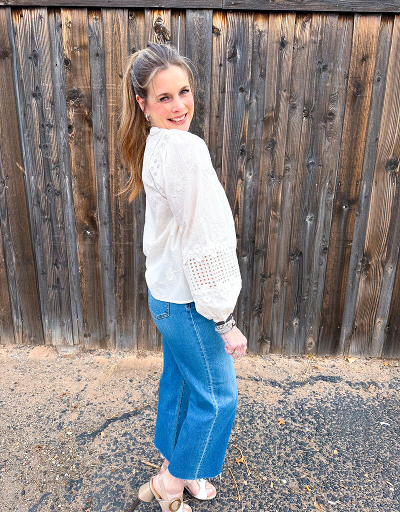 J.HOFFMAN'S Martha Top- Ivory