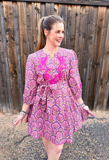 J.HOFFMAN'S Mayra Dress- Plum