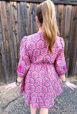 J.HOFFMAN'S Mayra Dress- Plum