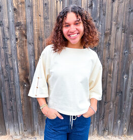 J.HOFFMAN'S Odessa Top- Sofft White