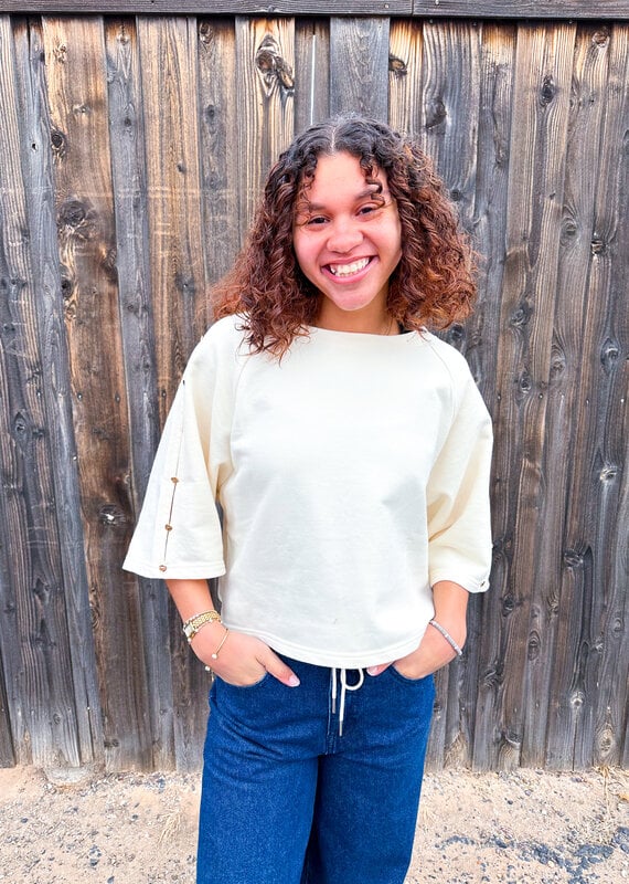 J.HOFFMAN'S Odessa Top- Sofft White