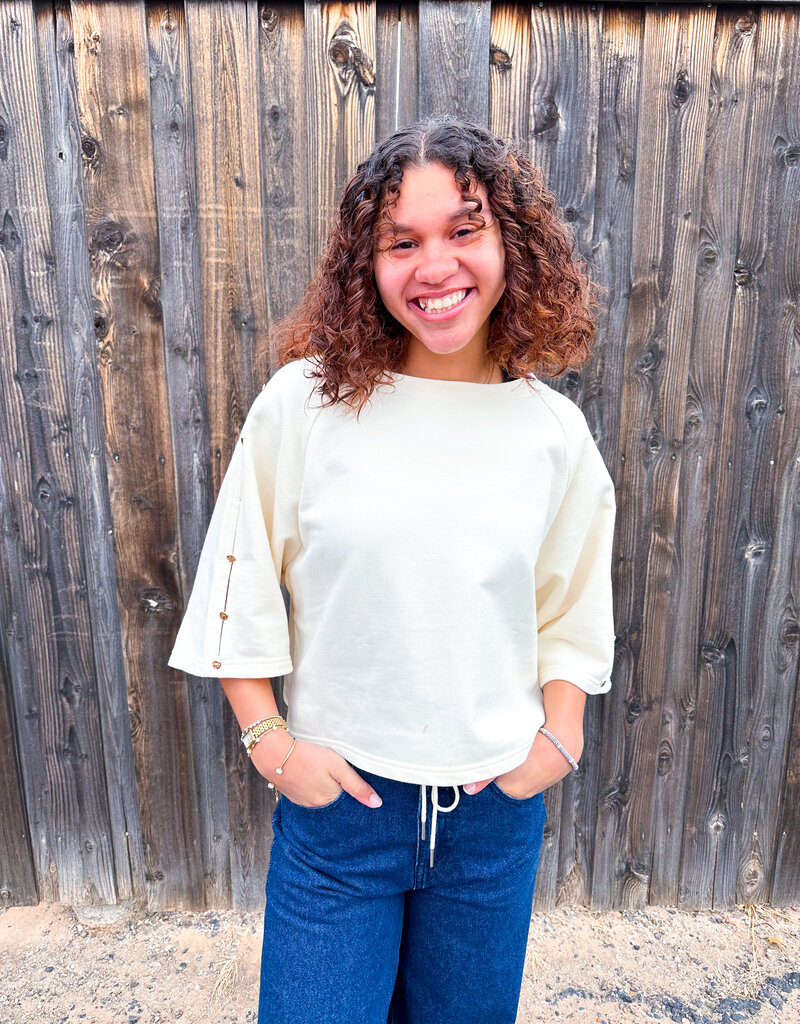 J.HOFFMAN'S Odessa Top- Sofft White