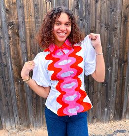 J.HOFFMAN'S Britt Top- Rosa