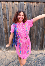 J.HOFFMAN'S Dominga Dress- Pink Check