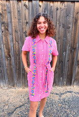 J.HOFFMAN'S Dominga Dress- Pink Check