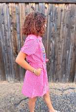 J.HOFFMAN'S Dominga Dress- Pink Check