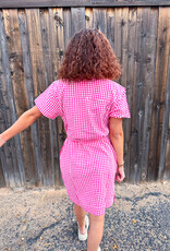 J.HOFFMAN'S Dominga Dress- Pink Check