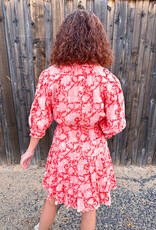 J.HOFFMAN'S Paisley Petal Dress