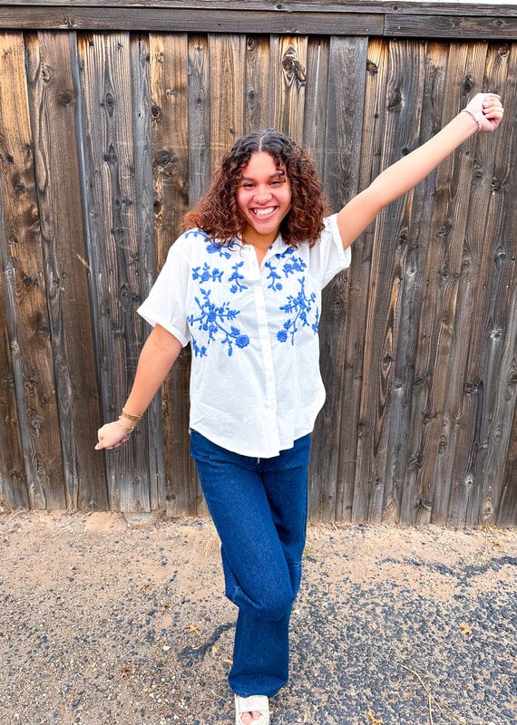 J.HOFFMAN'S Paula Top- Blue