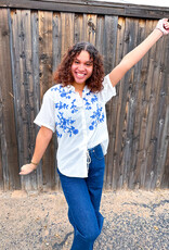 J.HOFFMAN'S Paula Top- Blue