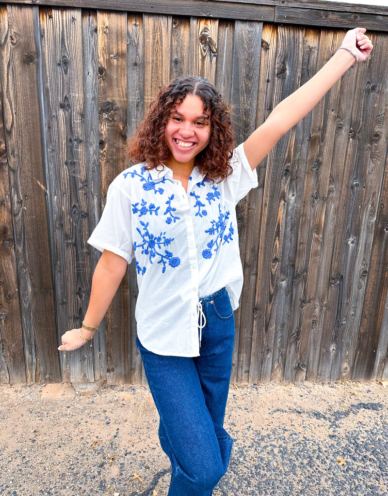 J.HOFFMAN'S Paula Top- Blue