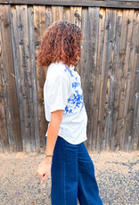 J.HOFFMAN'S Paula Top- Blue