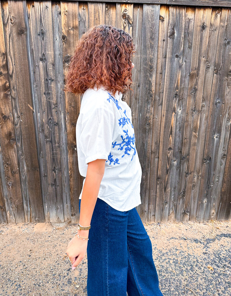 J.HOFFMAN'S Paula Top- Blue