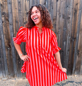 J.HOFFMAN'S Pleaser Dress- Coral