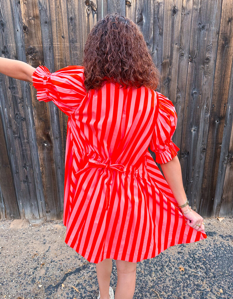 J.HOFFMAN'S Pleaser Dress- Coral