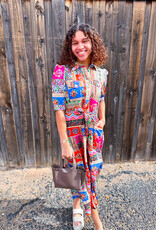 J.HOFFMAN'S Ellie Dress- Hot Coral