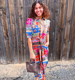 J.HOFFMAN'S Ellie Dress- Hot Coral